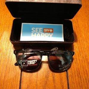 SPY - Alcatraz-Polarized Happy-Silver Aviator Cvr